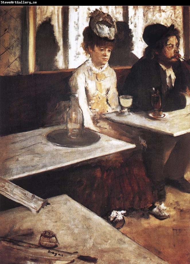 Germain Hilaire Edgard Degas In a Cafe